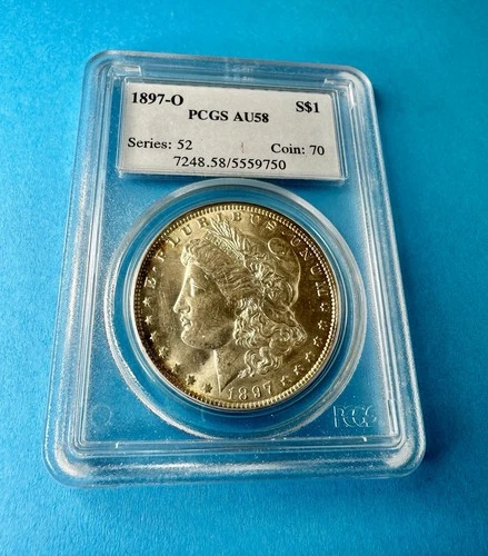 @ 1897-O Morgan Silver Dollar PCGS AU58