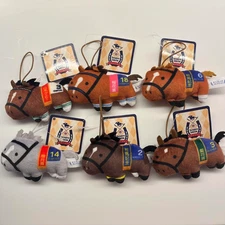 Thoroughbred Collection Mascot Plush Complete Set of 6 Gold Ship  Daiwa Scarlet