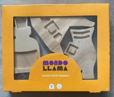 Mondo Llama Wood Witch Shapes Kit. 3 Pc/Ages 3 .Halloween.