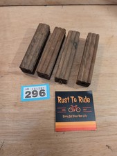 Vintage Bicycle Pedal Wood Parts 4 Inch #296