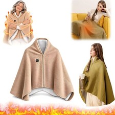 Wearable Warm Shawl Washable Leg Cover New USB Electric Heated Blanket Winter