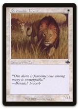 Savannah Lions (Retro Frame) #270 (NM) Dominaria Remastered DMR Magic MTG