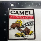 Vtg c 1980s JOE CAMEL SMOKING CAMEL GT CHALLENGE Car Racing Auto Patch 00!B