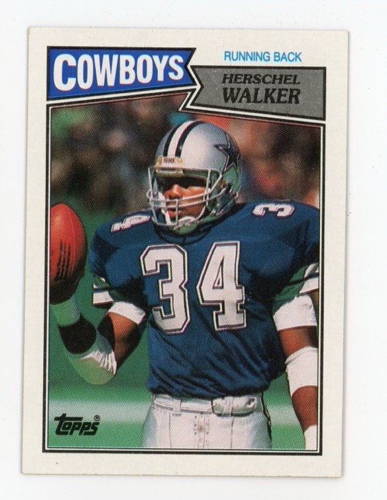 1987 Topps #264 Herschel Walker RC NM-MT