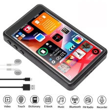 Portable Music Player with Speaker, FM Radio, E-Book Reader & Type-C Fast Charge