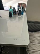 White Adjustable Height Standing Desk, Metal Freestanding, clean payed £360