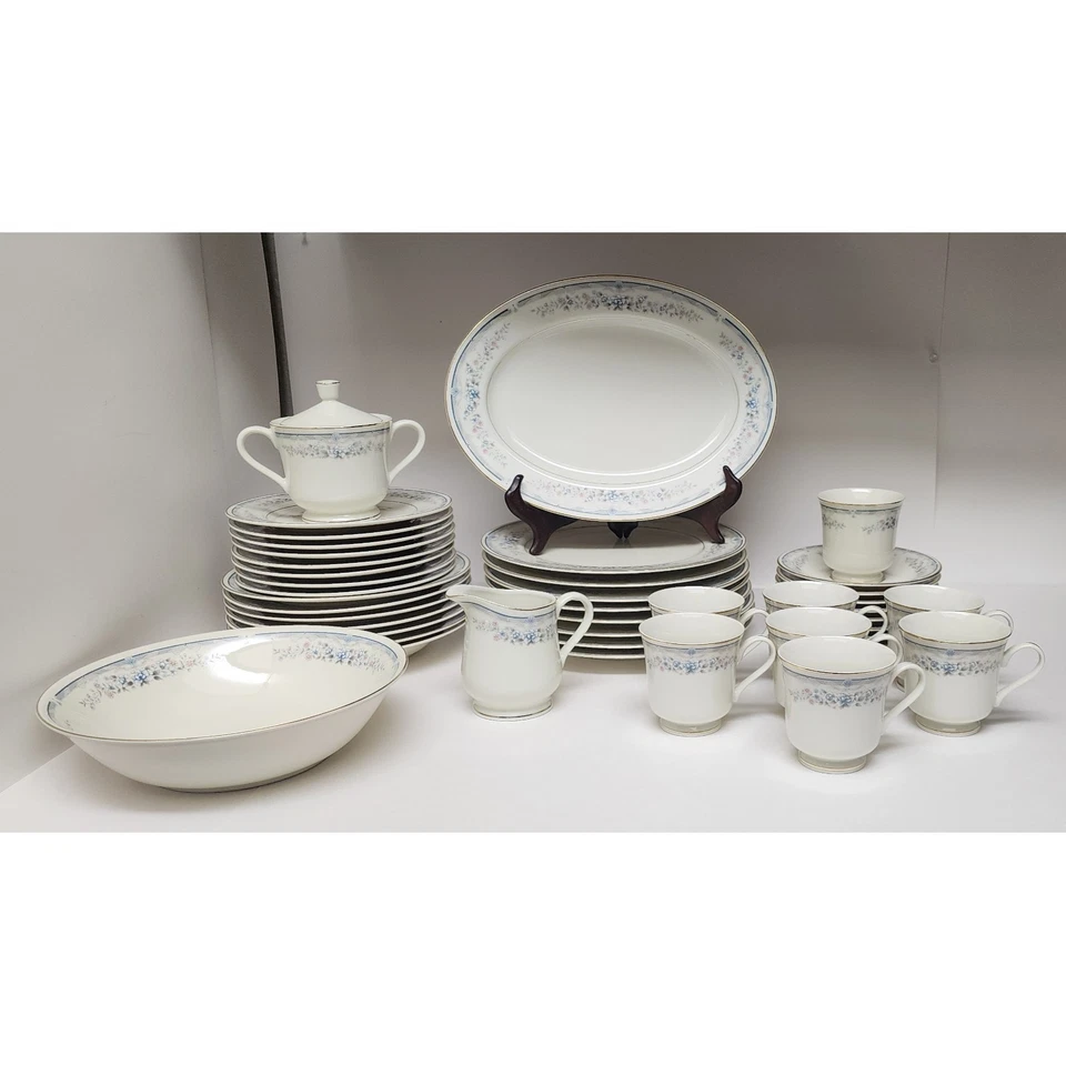 Nikita Vintage Fine Porcelain China Set 47 Pieces Dinnerware/Servingware  - Image 2 of 4