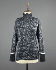 BOGNER FIRE  ICE Blacl Gray Active Perfomance Thermal 1/4 Zip Top Size M