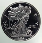 Giant 2000 US American Eagle Half Troy Pound .999 Silver Round Proof Coin