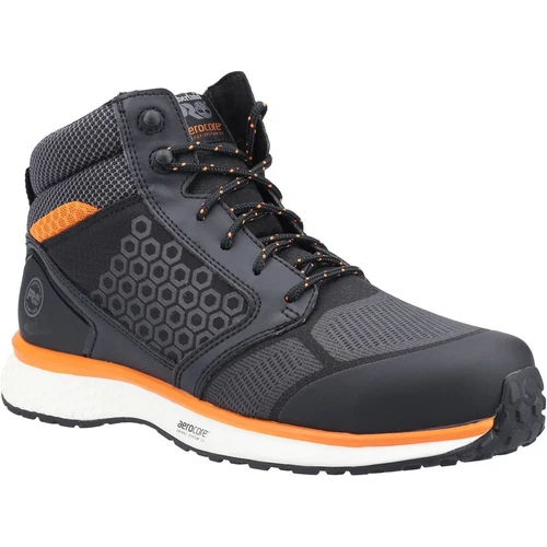 Stivali antinfortunistici Timberland Pro Reaxion Mid sintetici nero arancione nuovi