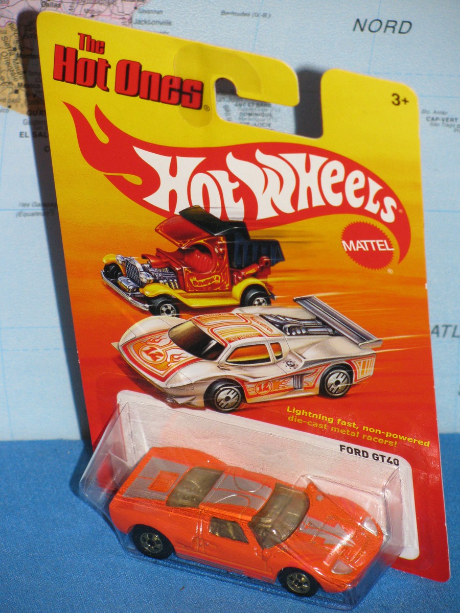 HOT WHEELS FORD GT40 THE HOT ONES MATTEL ***BRAND NEW & RARE*** | eBay