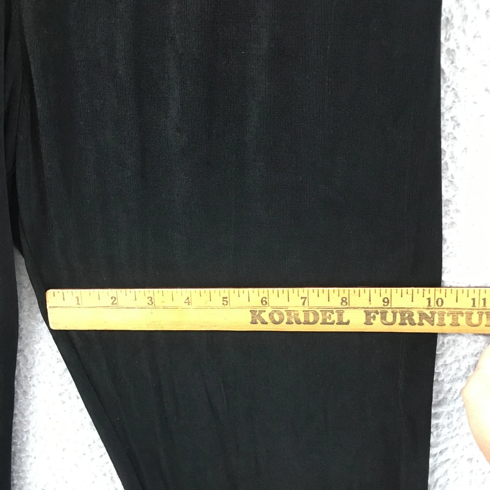 Женские пижамные брюки Chicos 1 черный эластичный пояс плоские спереди повседневные без застежек - Изображение 4 из 4