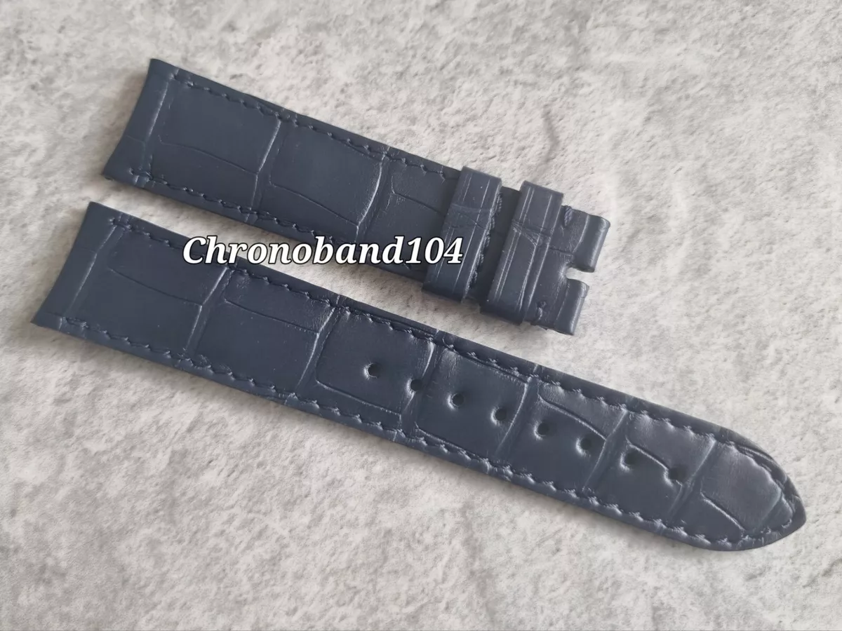 Genuine OEM Vacheron Constantin 20 18mm Blue Matte Leather Watch