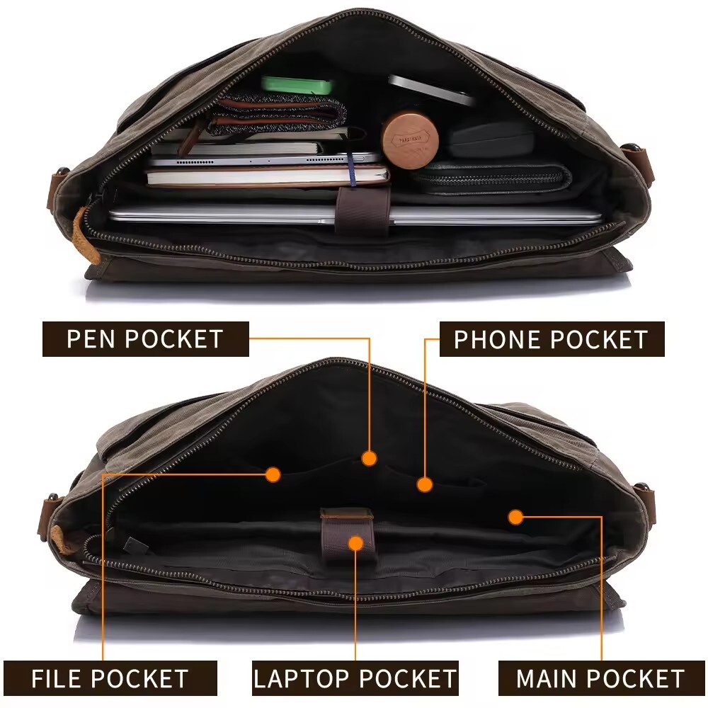 Casual SchoolBag Crossbody Shoulder Messenger Men Travel Hiking Bag HandBag