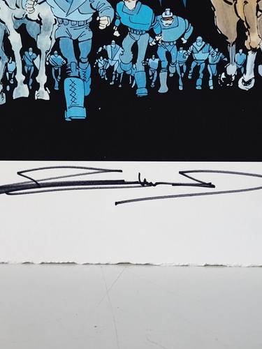 BATMAN CABALLERO OSCURO REGRESA 35º IMPRESIÓN GICLEE FIRMADA FRANK MILLER con certificado de autenticidad - Imagen 5 de 10