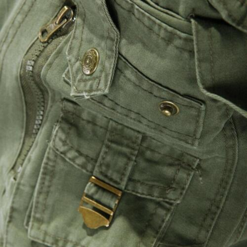 Pantalones Largos De Algodón Elásticos Para Hombre Trabajo Multi Bolsillo - Picture 2 of 19