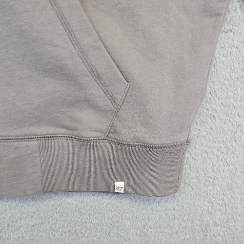 Seattle Mariners Jacket Men’s Large Cotton Blue Gray Full Zip High Neck 47 Brand - Picture 4 of 15