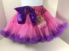 New My Princess Full and Fancy Pettiskirt, Fuchsia Skirt W Purple Trim Size3-6 B