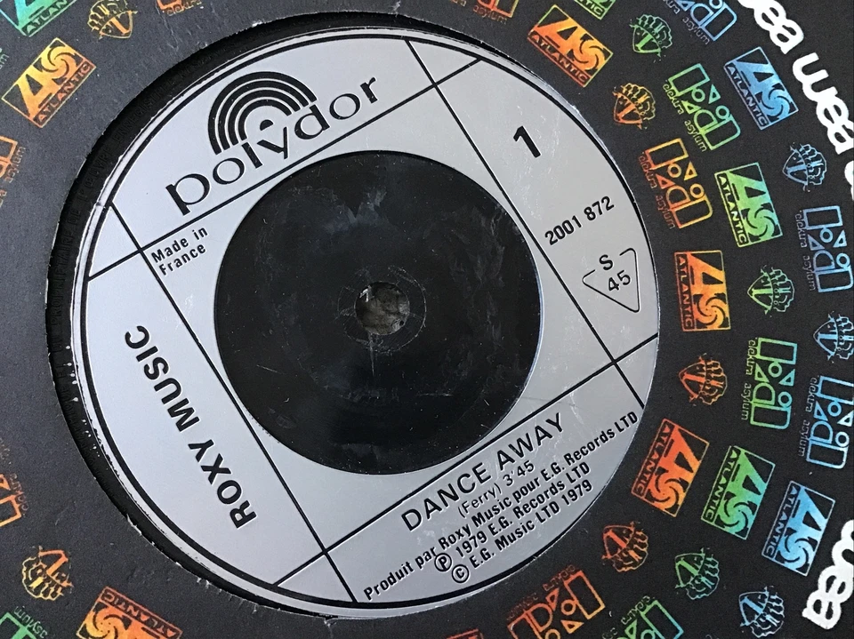 Roxy Music -Dance Away 7”  Vinyl Single Record 1979 French Import - Image 2 of 4