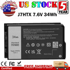 J7HTX Battery for Dell Latitude 7212 7220 Rugged Tablet Battery 2JT70 FH8RW 34Wh