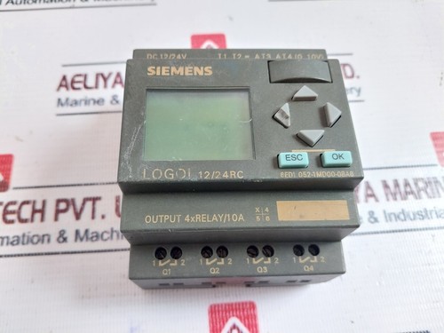 Siemens 6ED1 052-1MD00-0BA6 Controller DC 12/24V 240V 10A DC 24v 8A/AC - Picture 6 of 7