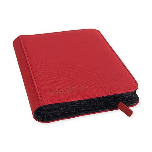 Vault X - 4-Pocket Exo-Tec - Zip Binder - Fire Red Vault X - 4-Pocket Exo-Tec - Zip Binder - Fire Red