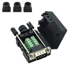 Connector DB9 RS232 D-SUB Serial Adapters 10 PCS Male Adapter 