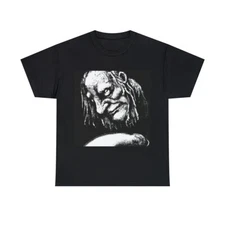 Scary Dark Fantasy Horror Art T Shirt Halloween Death Metal Disturbed Streetwear