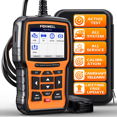FOXWELL Automotive Diagnostic Tool for Full System Scanner Bidirectional Battery