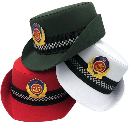 Damen Armee Kapitän Mütze Performance Kappe Soldat Kostüm Militärkostüm Retro - Bild 2 von 14