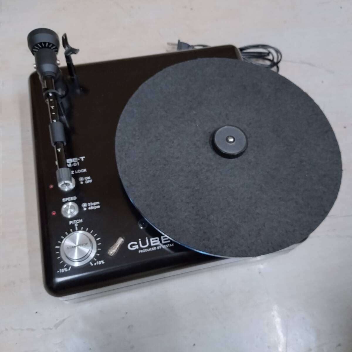 VESTAX GUBER CUBE-T CM-01 ターンテーブル ☆Vestax GUBER CUBE-T CM-01 レア!! ベスタクス ターンテーブル