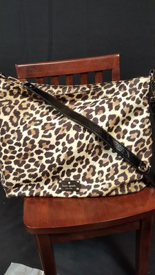 leopard print diaper bag