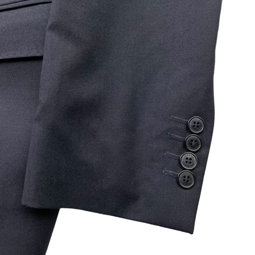 Gianni Versace Men’s 100% Wool 2-Button Blazer Navy Blue • 42R US | 52 IT - Picture 4 of 12