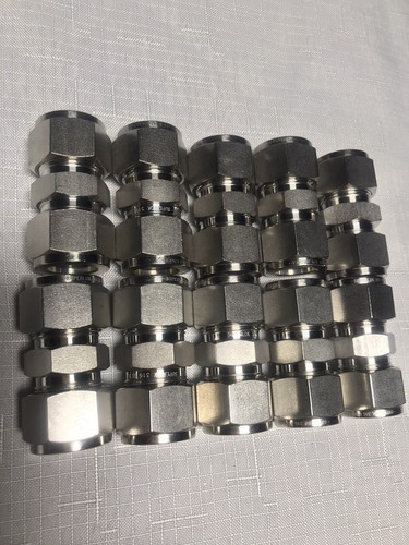 10 Pack Superlok 5/8” Tube OD 316ss Union Compression Fitting SU-10 Stainless - Picture 2 of 5