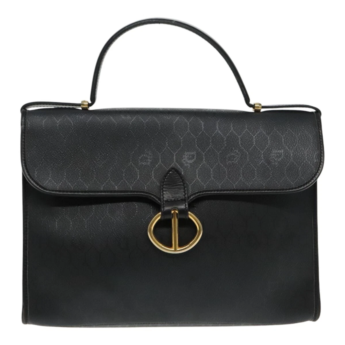Sac à main Dior en toile noire authentique