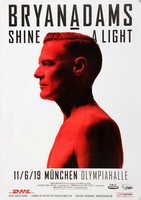 Bryan Adams - Shine A Light, MüNchen 2019 | Konzertplakat | Poster