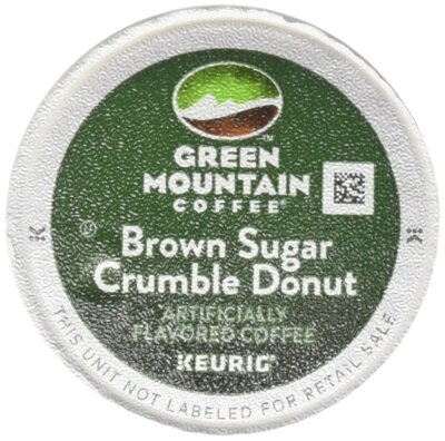 Green Mountain Coffee Brown Sugar Crumble Donut K Cups Pack of 18