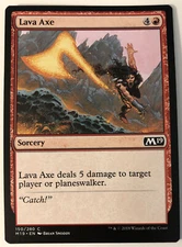 MTG Lava Axe Core Set 2019 150/280 Regular Common