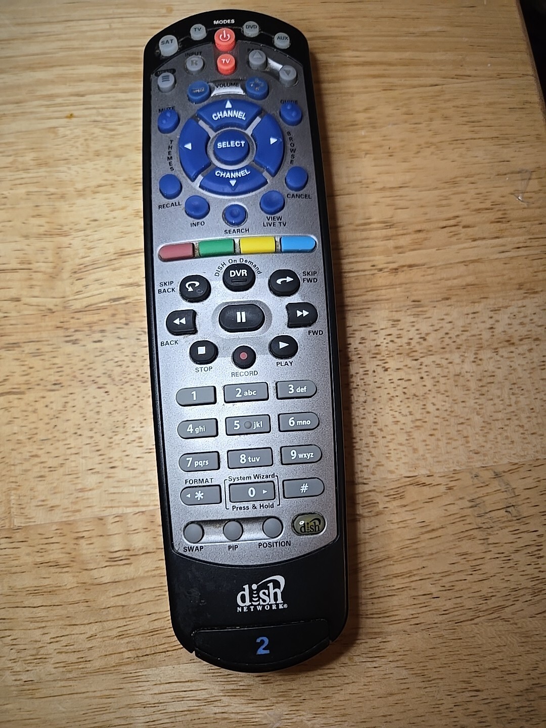 DISH Network 21.0 IR/UHF PRO DKNFSK03 180549 TV Receiver Remote Control ...