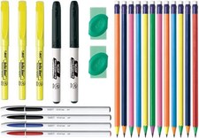 BIC Student Kit complete- Assorted School Writing Essentials 23 pc.