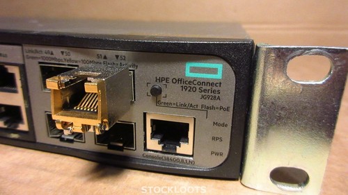 HPE JG928A OfficeConnect 1920 48 Port Gigabit PoE+ 370W 4x SFP Switch + 1x SFP - Afbeelding 2 van 4