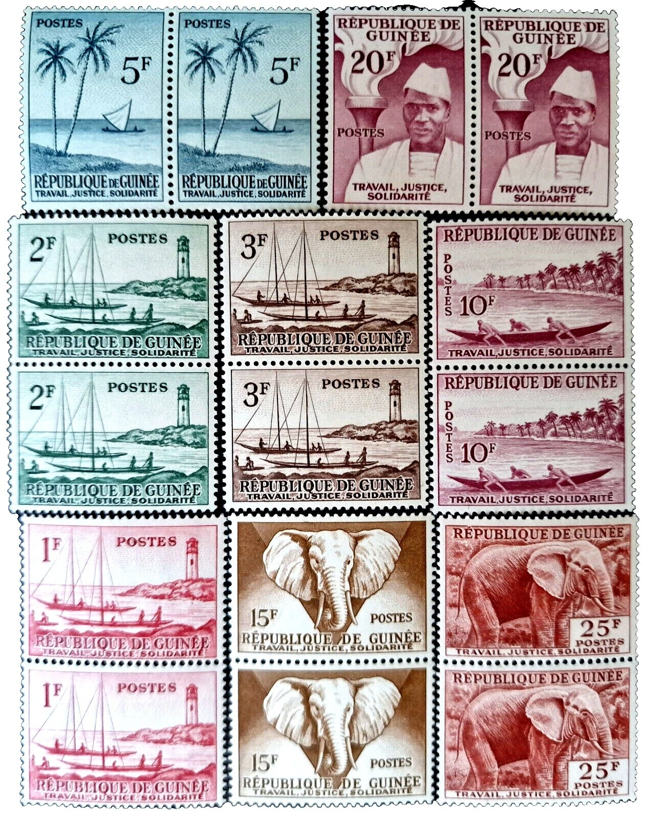 Pre-Decimal Mint Never Hinged/MNH Transportation Postal Stamps