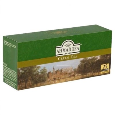 AHMAD TEA 25's Tea Bags Green Tea, 50g