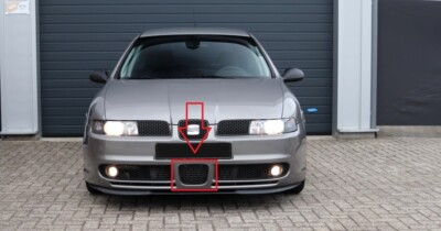   Seat Leon, Toledo FR MK1 Stoßstange vorne Mittelgitter Waben 3D gedruckt
