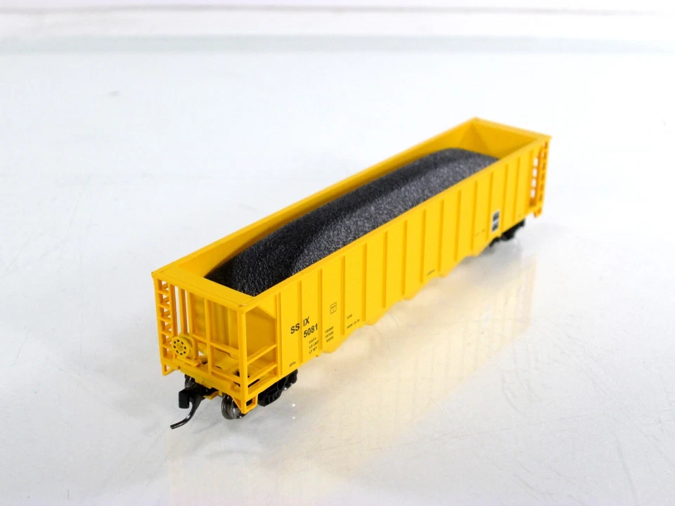 N Scale **ITEL Corp** 5-Bay Ortner Coal Hopper 6-Car Set -- Fox Valley 83612 - Image 4 of 4