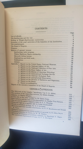 Annual Report of the Smithsonian Institute 1897, 1904,1915-1918,1922,1942, 1950 - Picture 16 of 19