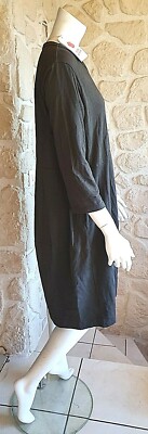 Robe Longue Marron Avec Poches Talia Benson - Taille S, Neuve Avec étiquettes