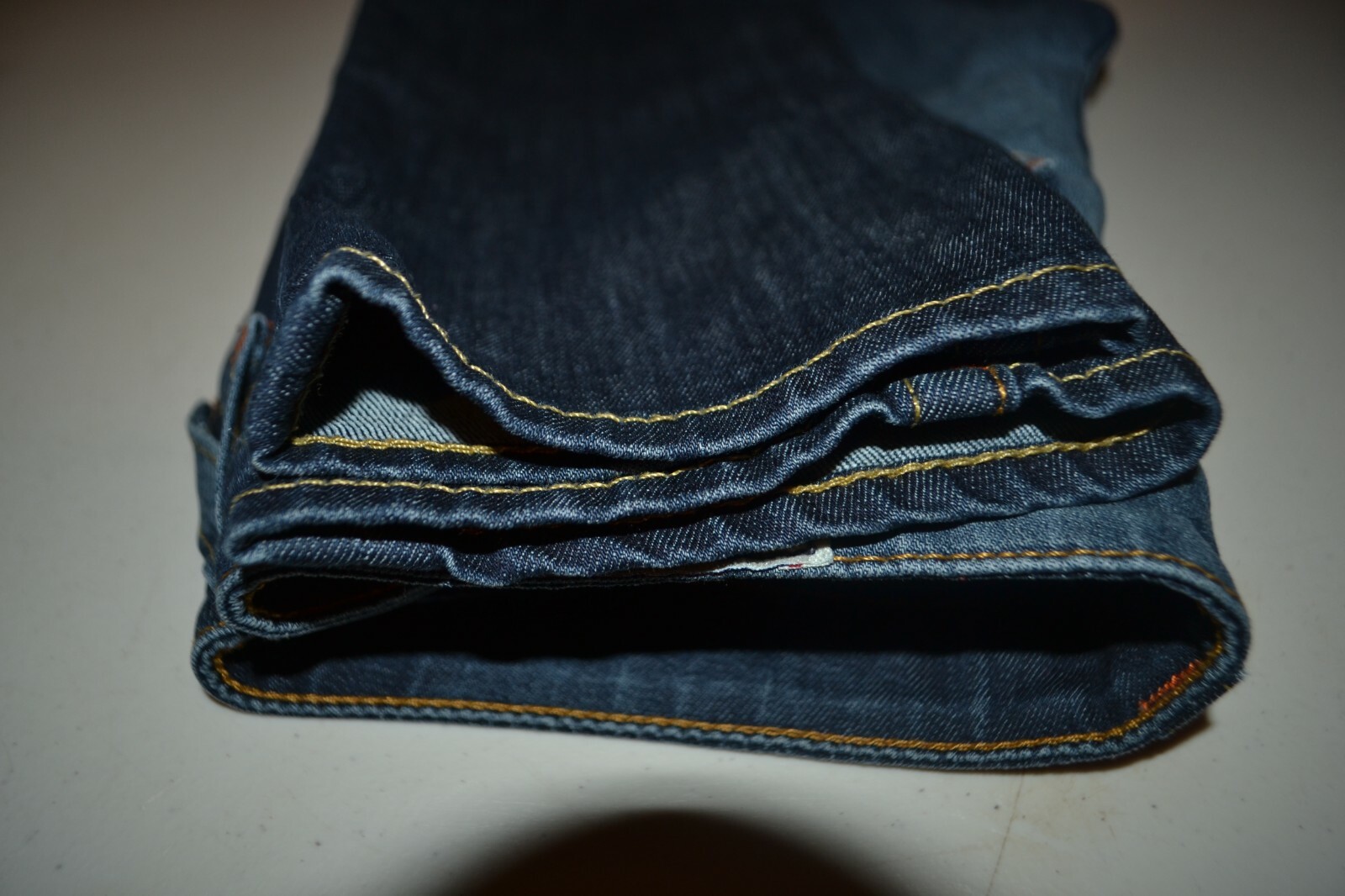 True Religion Women's Skinny No Pocket Flaps Dark Blue Denim Jeans Sz 26x34 thumbnail 10