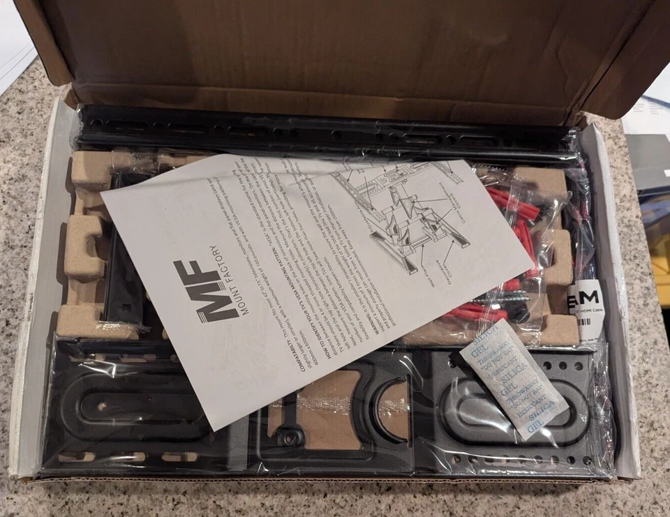 Heavy-Duty Full Motion TV Wall Mount - Articulating Swivel Bracket Cantilever - Image 3 of 4