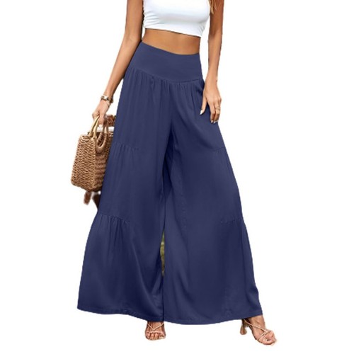 Casual Wide Leg Cotton Linen Pants - Picture 27 of 35